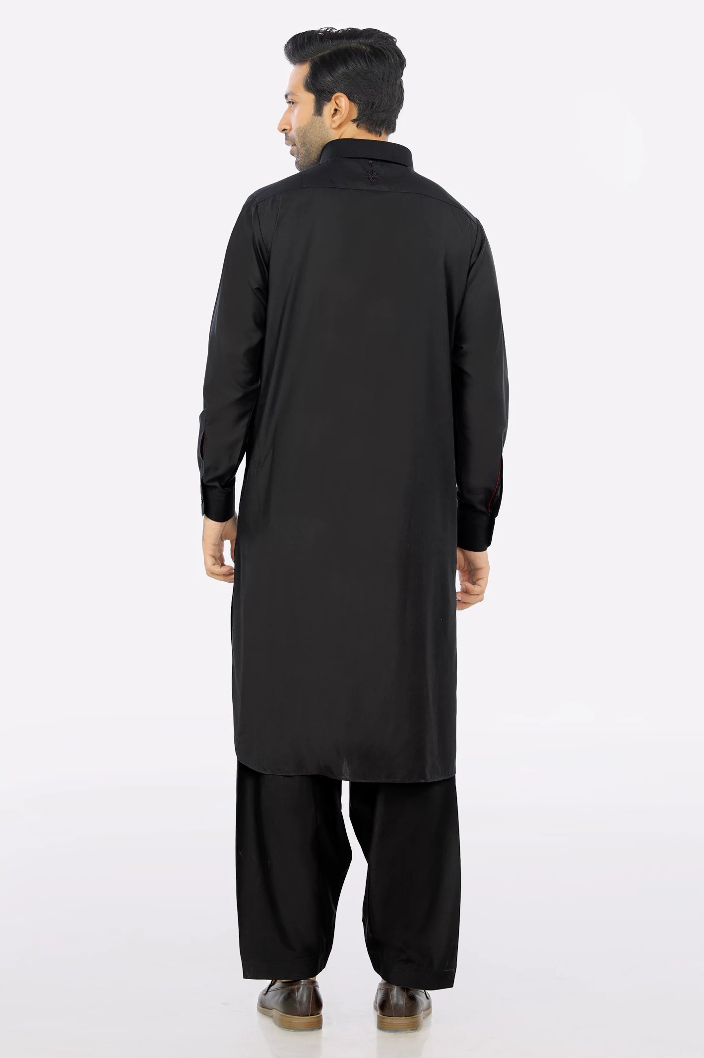 Black Wash & Wear Shalwar Kameez From Diners