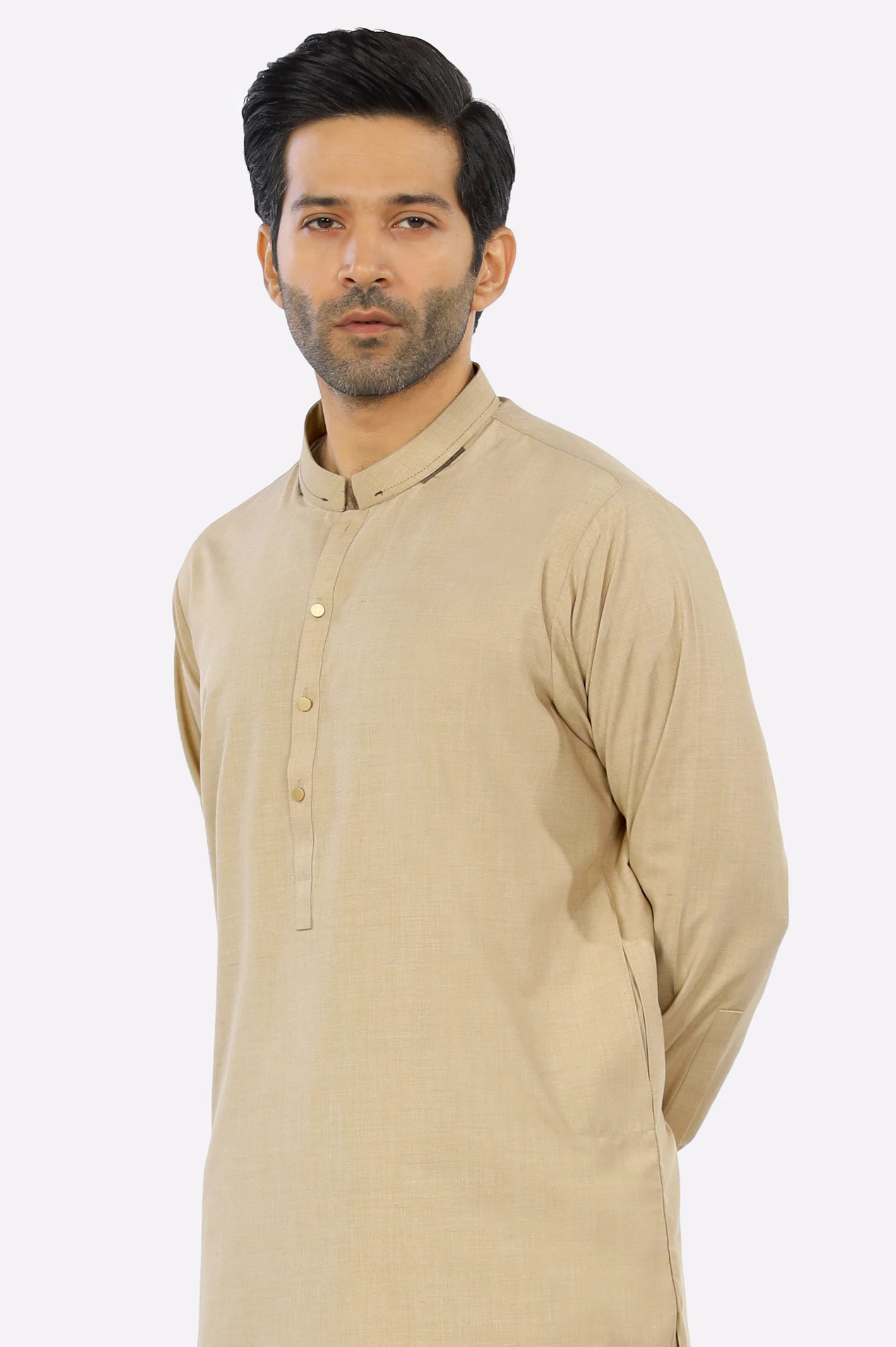 Fawn Wash & Wear Shalwar Kameez From Diners