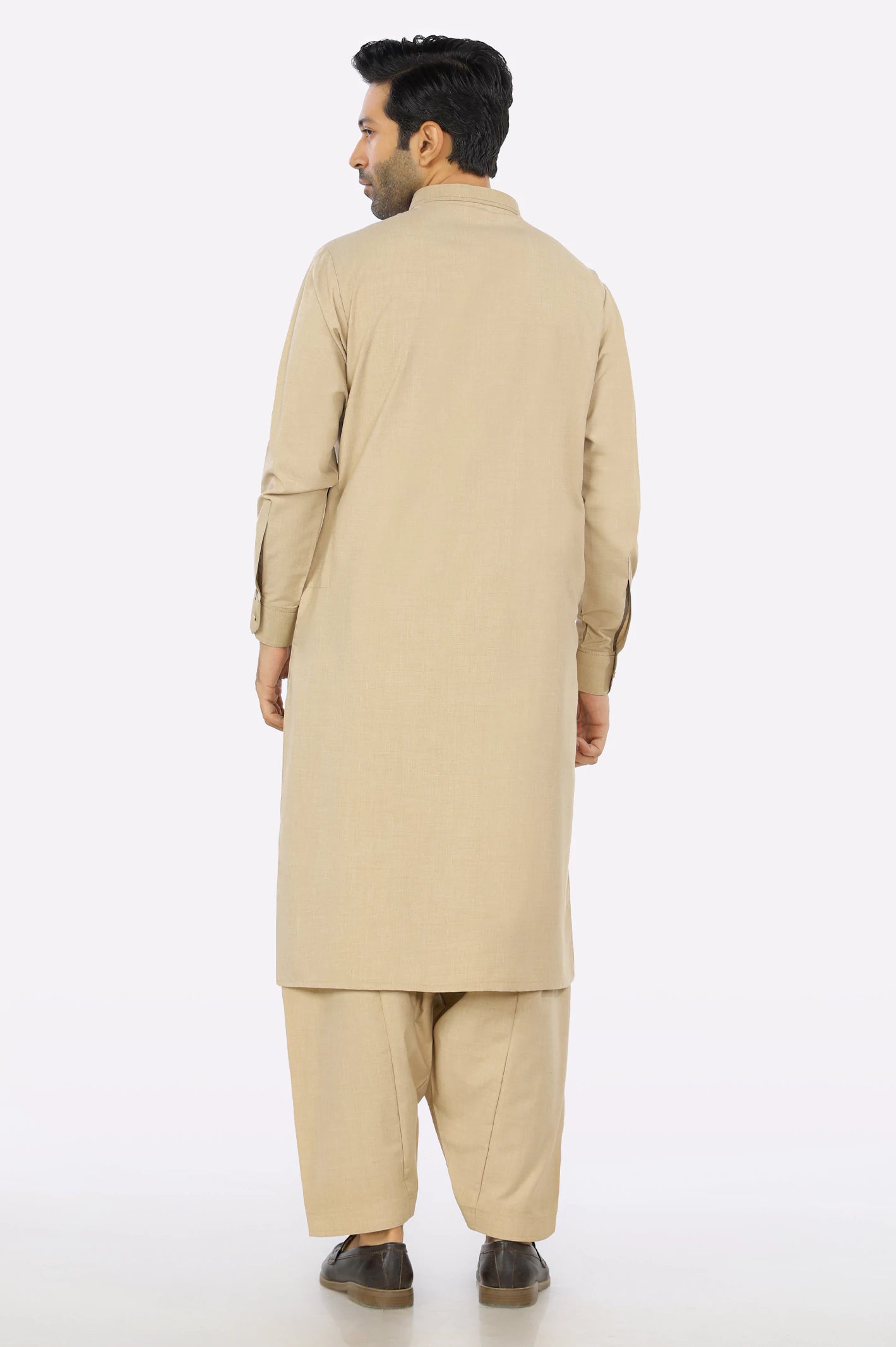 Fawn Wash & Wear Shalwar Kameez From Diners