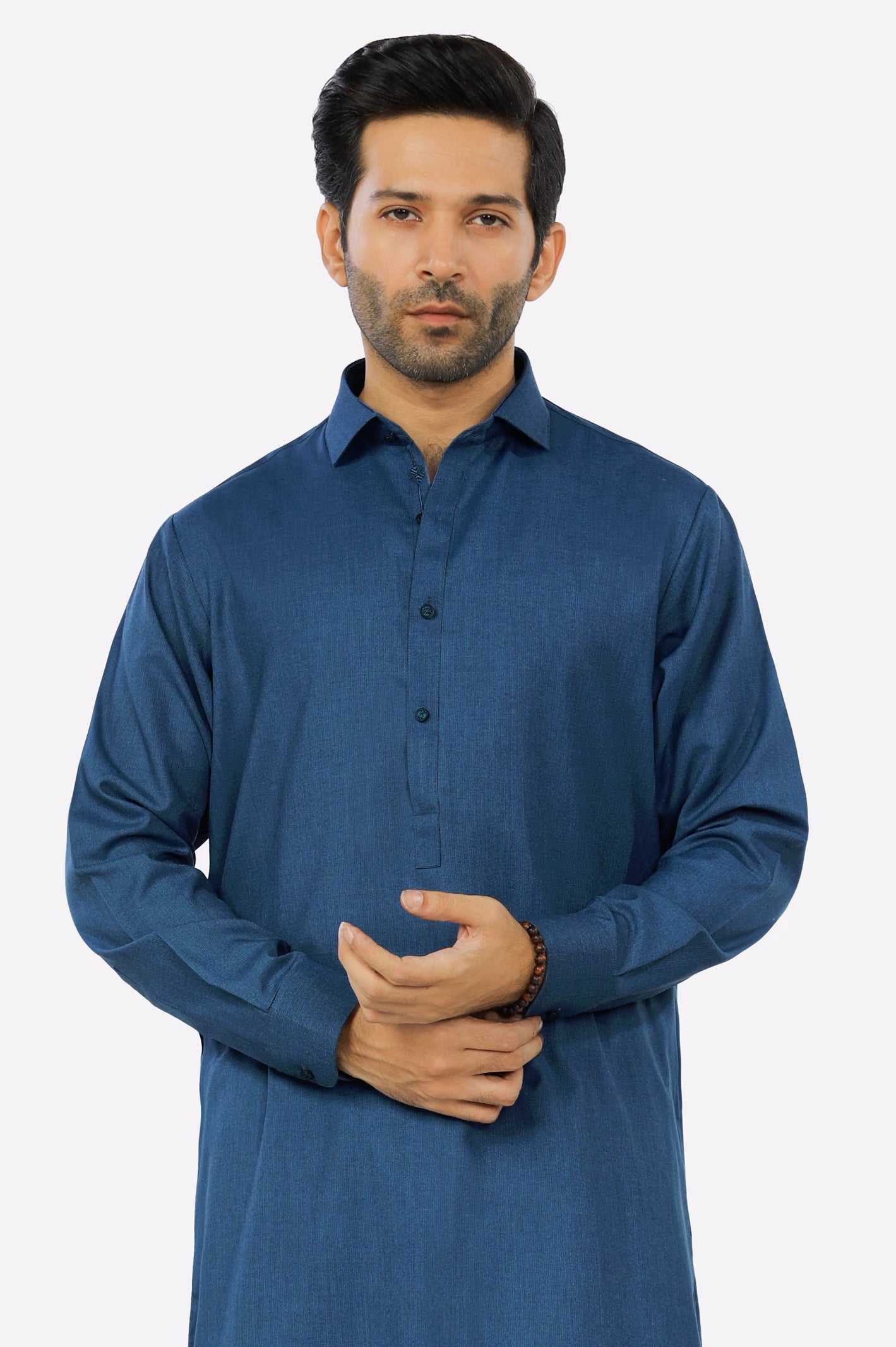 Royal Blue Wash & Wear Shalwar Kameez From Diners