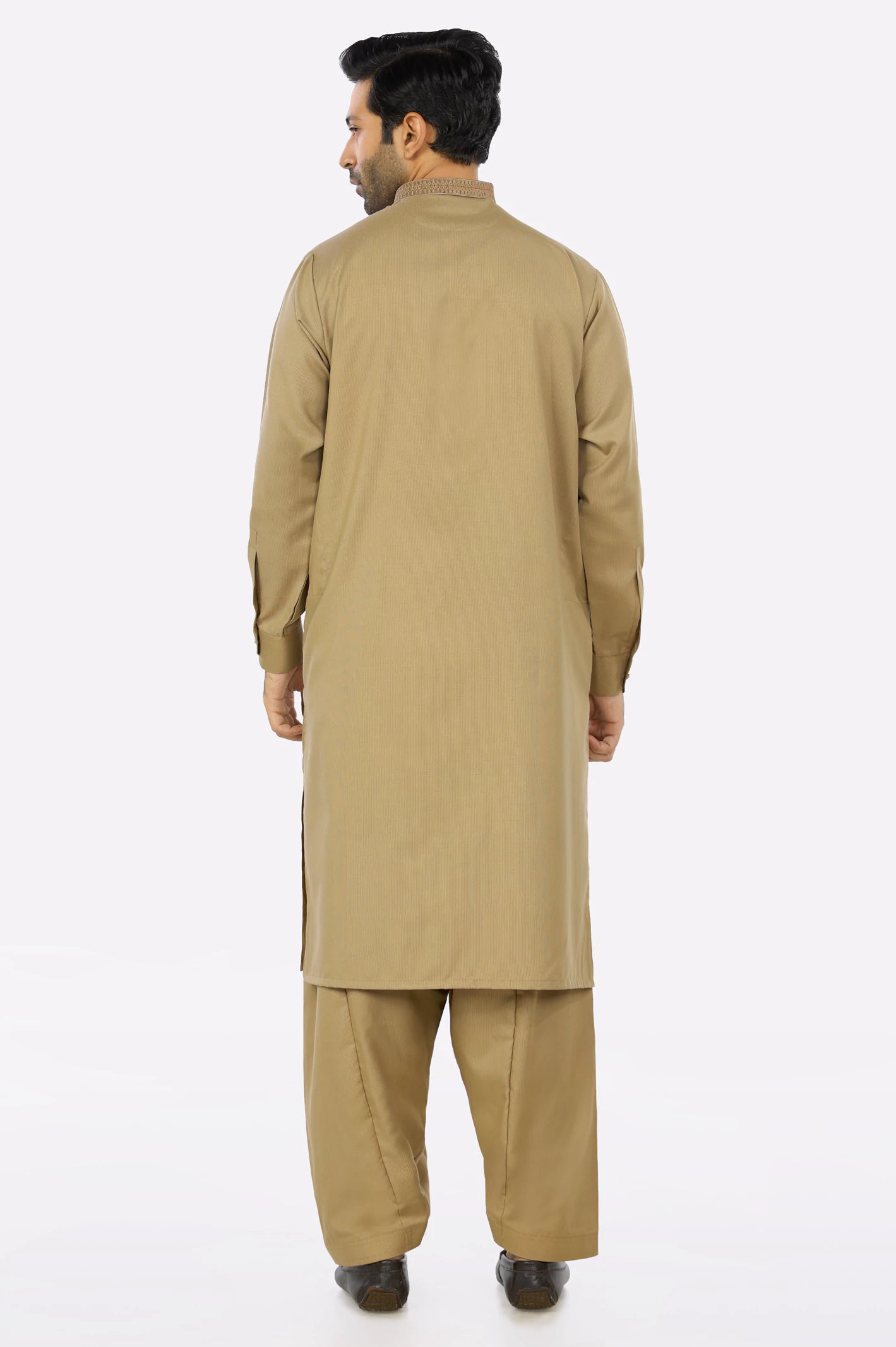 Mustard Rayon Blend Shalwar Kameez From Diners