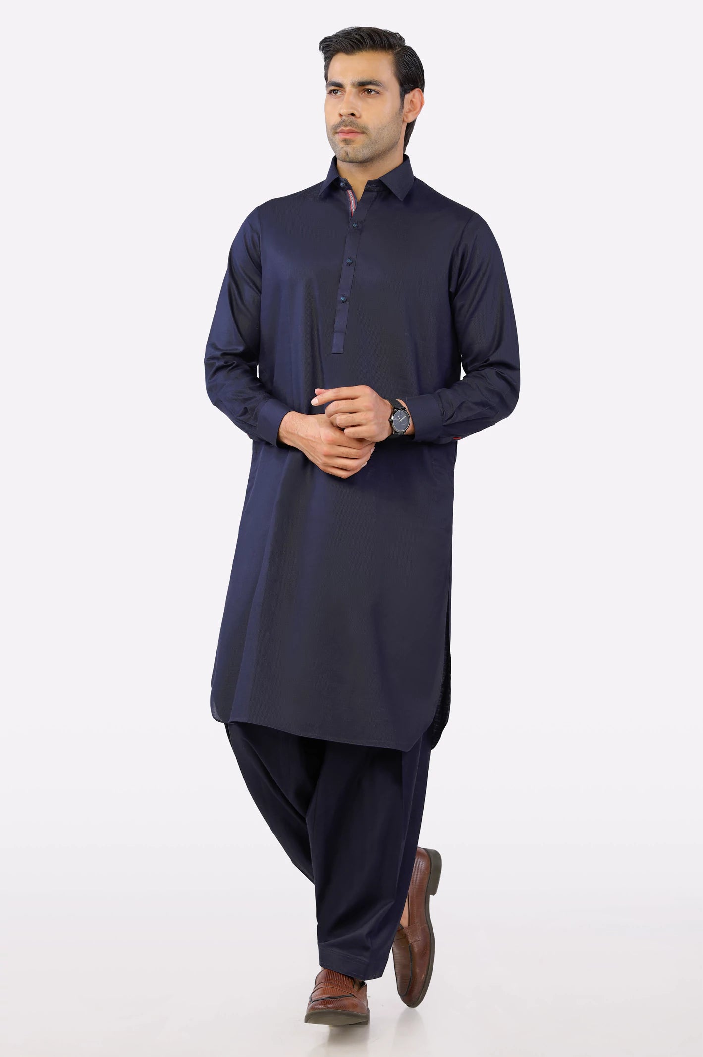 Navy Blue Shalwar Kameez