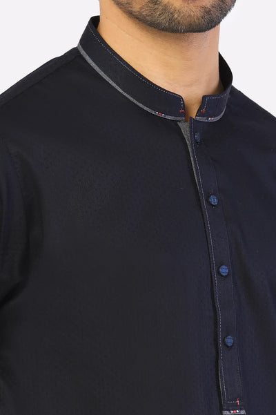 Navy Blue Shalwar Kameez for Men's