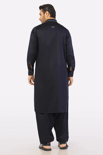 Men's Navy Blue Shalwar Kameez in Pakistan