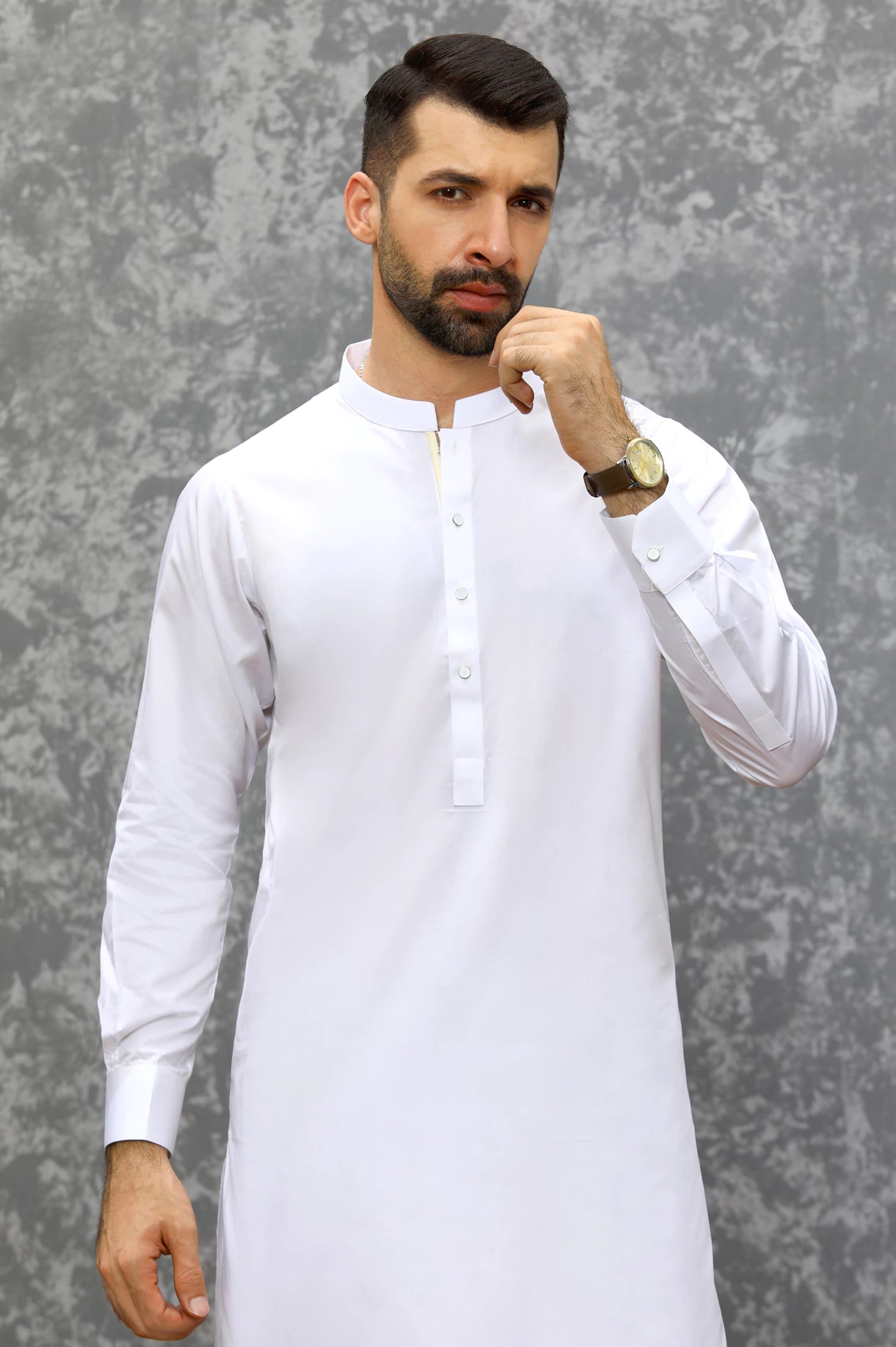 White Cotton Shalwar Kameez