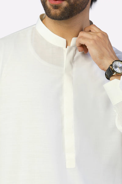 Mens Off White Shalwar Kameez for Diners
