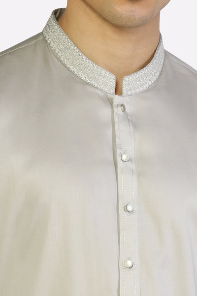 Men Light Beige Shalwar Kameez