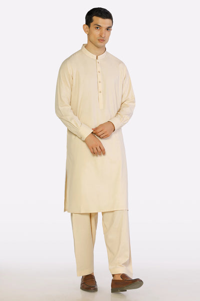 Men Fawn Shalwar Kameez