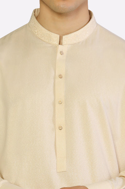 Men Fawn Shalwar Kameez from Diners