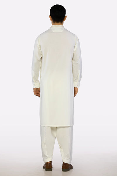 Diners Cream Shalwar Kameez for Mens