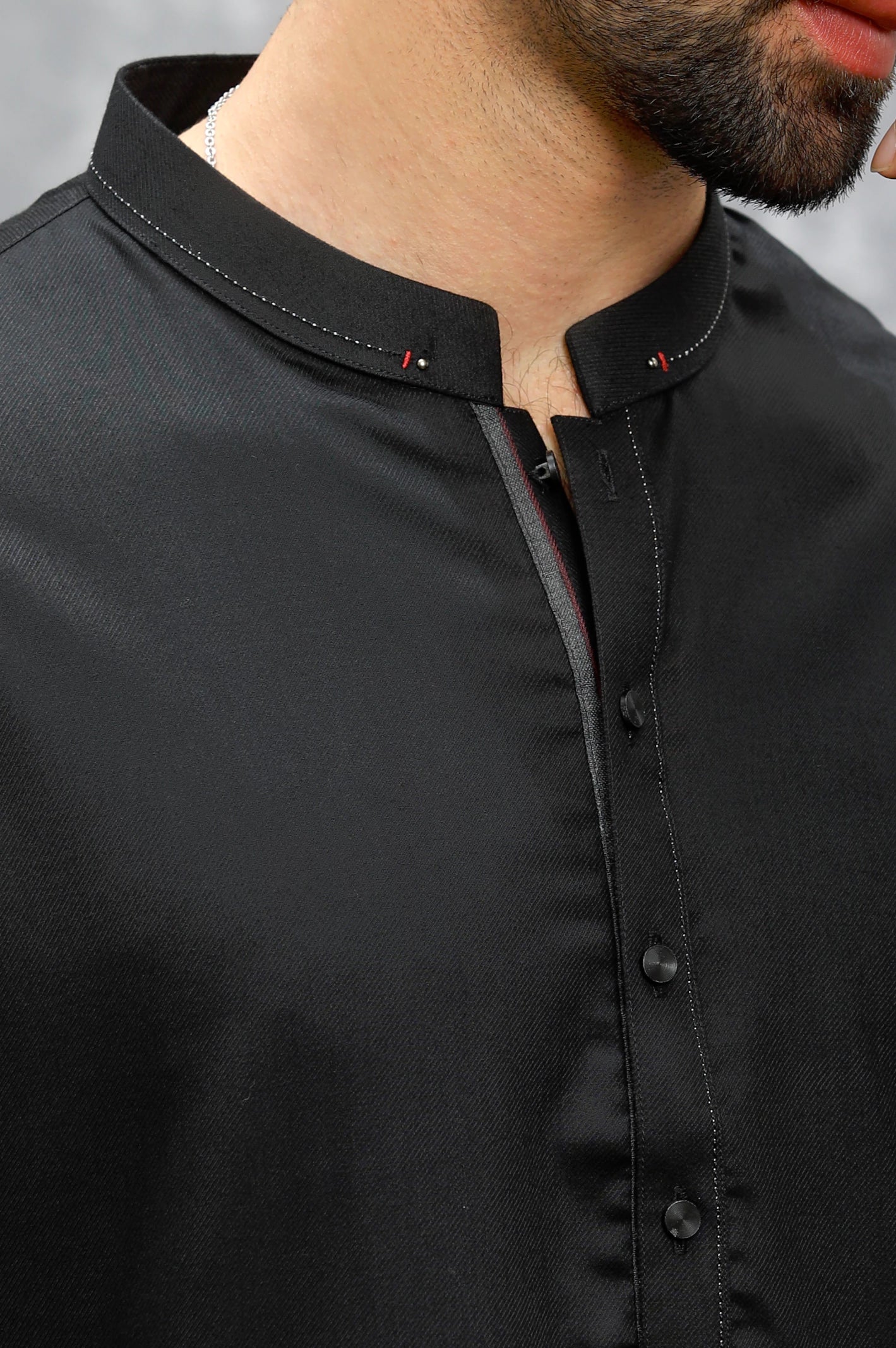 Men Black Shalwar Kameez From Diners