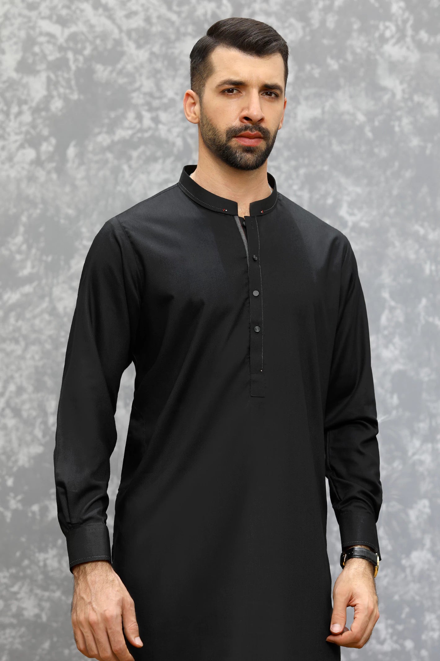 Men Formal Black Wear Shalwar Kameez