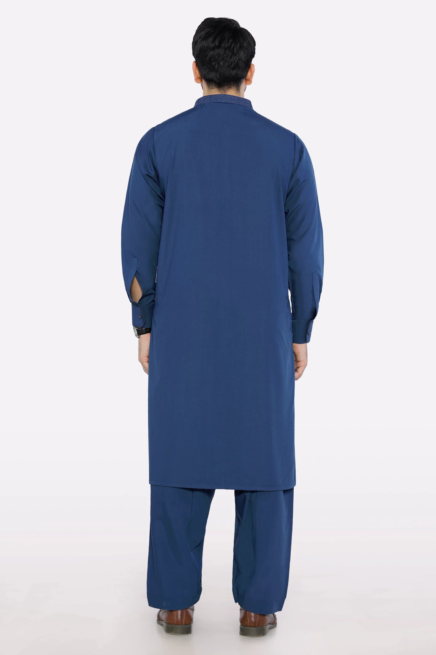 Dark Blue Men Shalwar Kameez