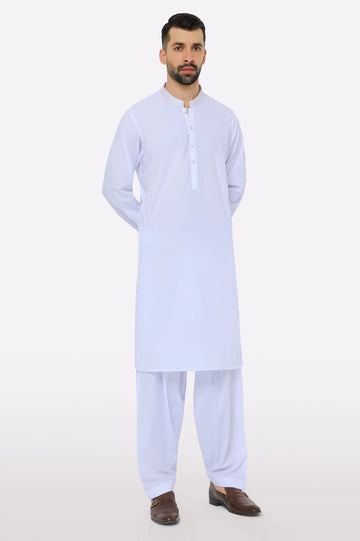White Wash & Wear Shalwar Kameez