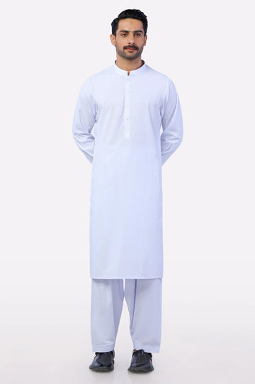 White Wash & Wear Shalwar Kameez