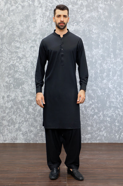 Black Wear Shalwar Kameez From Diners