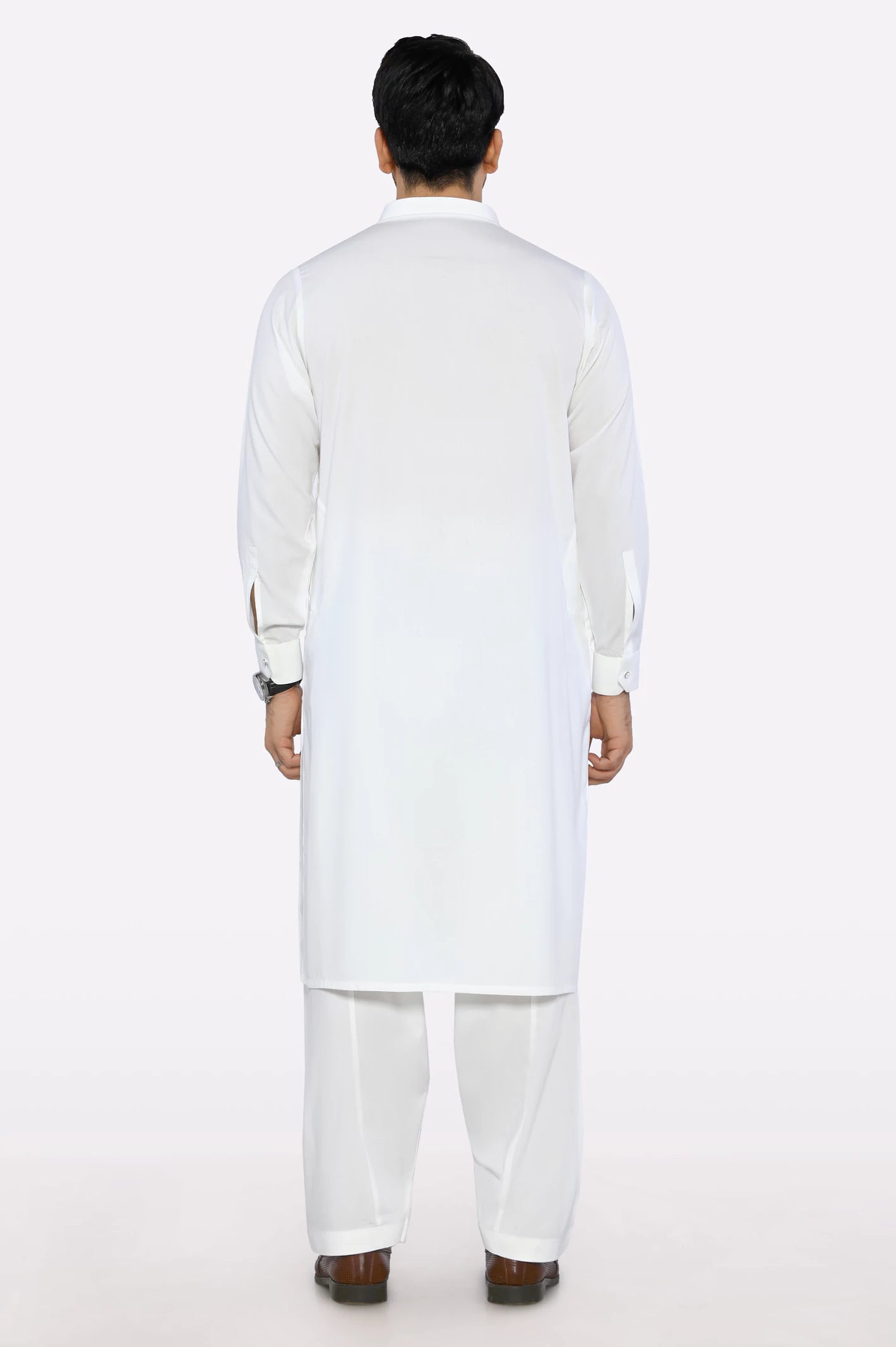 Men Off White Wear Shalwar Kameez From Diners