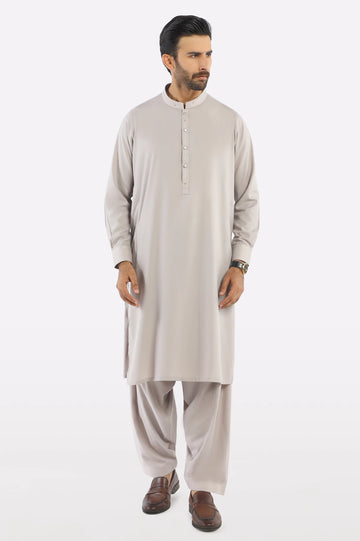 Beige Wash & Wear Shalwar Kameez