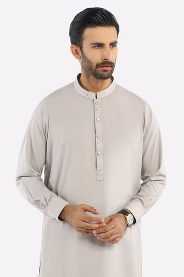Beige Wash & Wear Shalwar Kameez