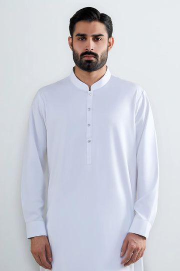 White Wash & Wear Shalwar Kameez