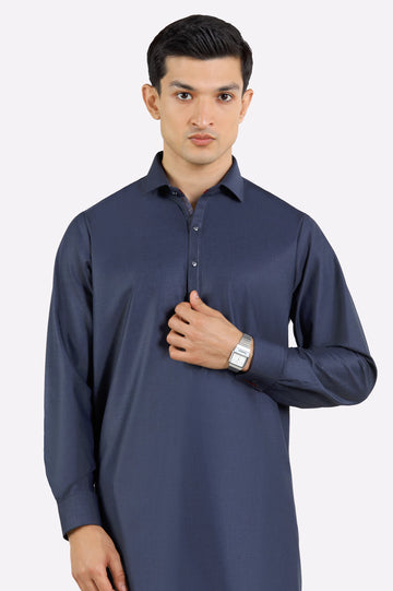 Blue Wash & Wear Shalwar Kameez