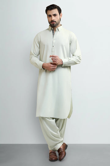 Light Green Wash & Wear Shalwar Kameez