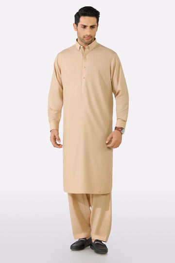 Peach Wash & Wear Shalwar Kameez
