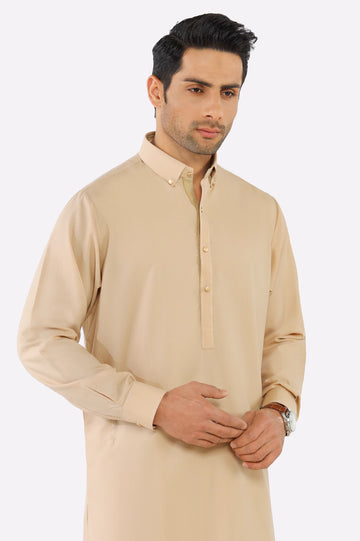 Peach Wash & Wear Shalwar Kameez