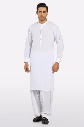 White Wash & Wear Shalwar Kameez