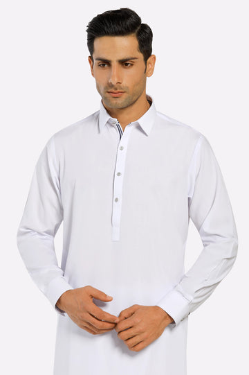 White Wash & Wear Shalwar Kameez