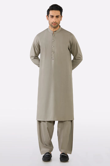 Beige Wash & Wear Shalwar Kameez