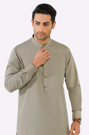 Beige Wash & Wear Shalwar Kameez