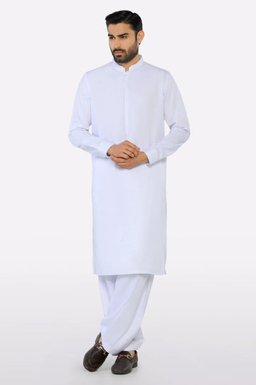 White Wash & Wear Shalwar Kameez