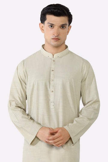 Fawn Wash & Wear Kurta Pajama