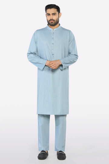 Light Blue Wash & Wear Kurta Pajama
