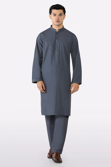 Grey Wash & Wear Kurta Pajama