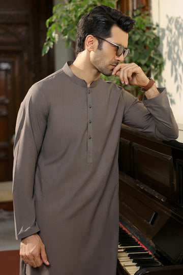 Grey Wash & Wear Kurta Pajama