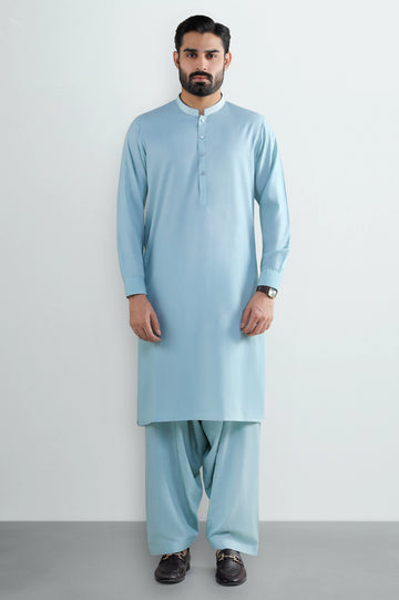 Light Green Wash & Wear Shalwar Kameez