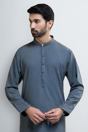 Blue Wash & Wear Shalwar Kameez