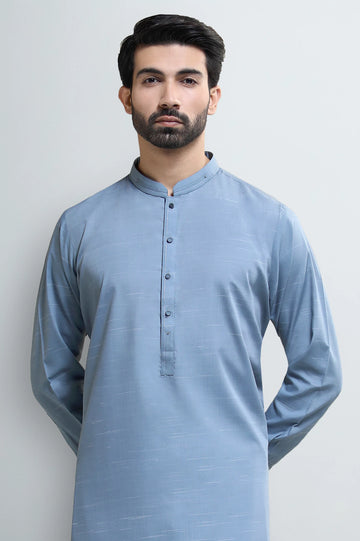 Blue Wash & Wear Shalwar Kameez