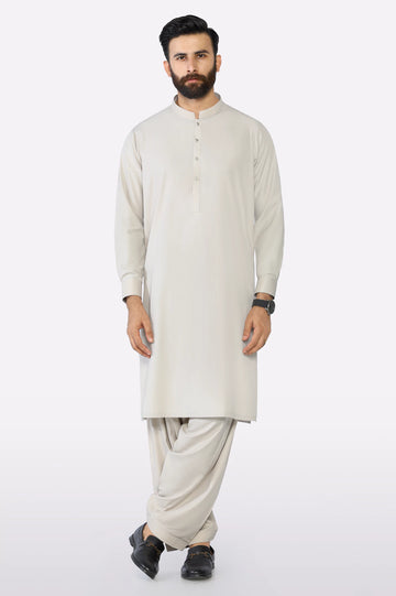 Beige Wash & Wear Shalwar Kameez