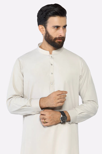 Beige Wash & Wear Shalwar Kameez