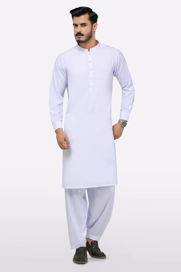 White Wash & Wear Shalwar Kameez