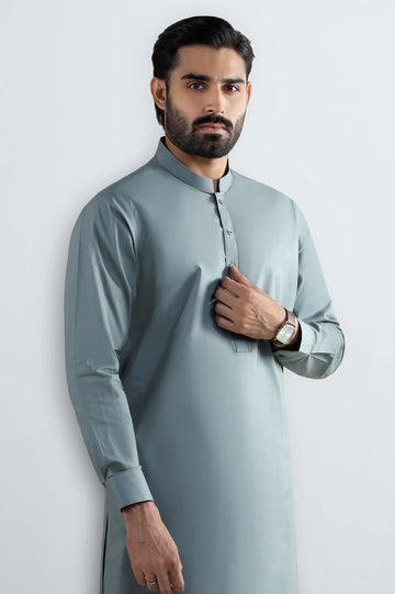 Green Cotton Shalwar Kameez