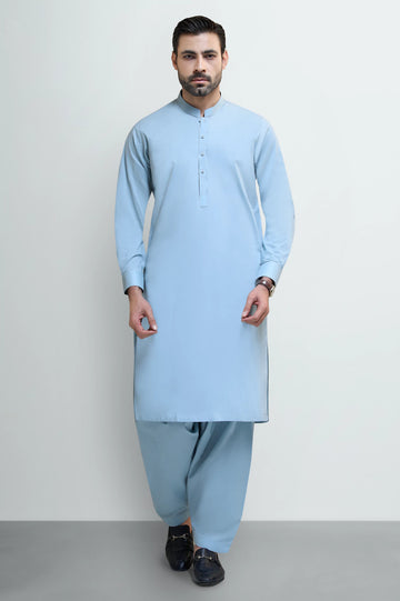 Medium Green Cotton Shalwar Kameez
