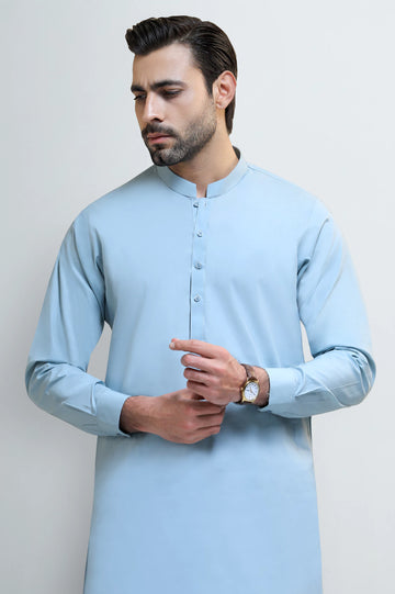 Medium Green Cotton Shalwar Kameez