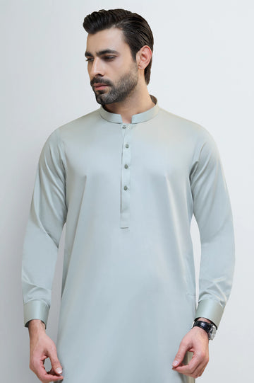 Light Green Cotton Shalwar Kameez