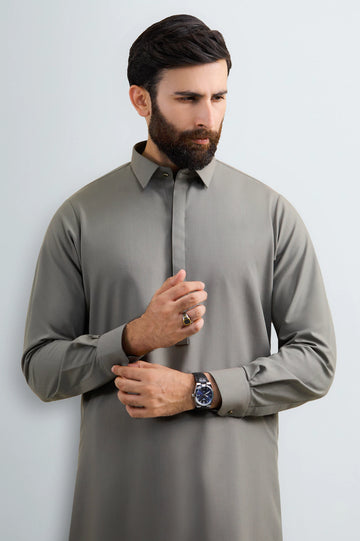 Green Wash & Wear Shalwar Kameez