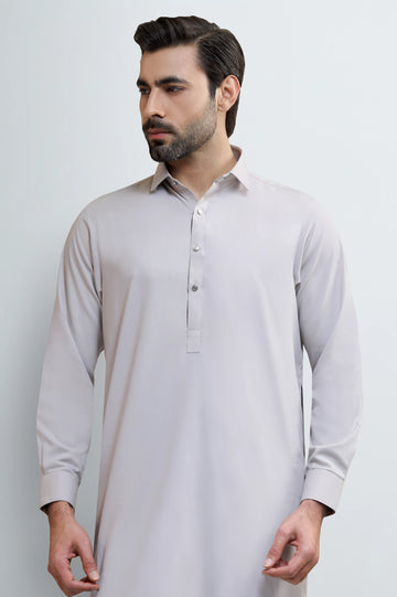 Beige Wash & Wear Shalwar Kameez