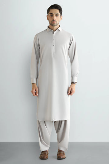 Light Beige Wash & Wear Shalwar Kameez